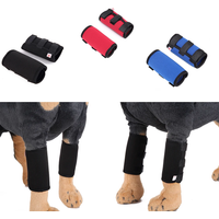1Pair Dog Elbow Protector Sleeve Elbow Pad Dog Leg Hock Joint Protection Wounds with Bandage Wrap Heals Sprains Helps Pet Supply