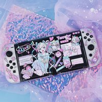 Cute Switch oled Anime Game Appearance Protective Case NS Switch Lite Transparent Hard Shell Suitable For Nintendo Switch Oled