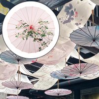 Chinesischer geölter Papiers chirm japanischer Frauen dekorativer Regenschirm für Kostüme Fotografie Brautjungfern Party Landschaft