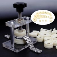 20Pcs Watch Dies Watch Crystal Front Back Case Cover Screw Press Presser Close Dies Accessories Watchmaker Watch Repair Kit