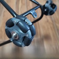 AliExpress YoufangSmart 1/2/4pcs 58mm Nylon Omni Wheels Roller Wheel for Brompton Extension Rod for Robot Car Telescopic Bike Rack Parts Folding Bicycle