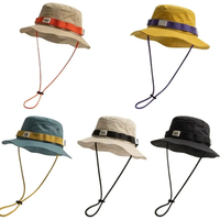 AliExpress NONE Contrast Vintage Fisherman Hat for Men and Women Summer Outdoor Camping Mountaineering Hat Large Brim Sun Hat