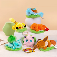 10-15cm Pokemon Plush Toy Anime Figure Pikachu Bulbasaur Squirt Eevee Charmander Stuffed Doll Pendant Toy Kids Xmas Gift