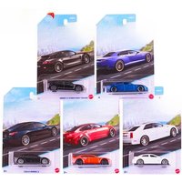 Original Hot Wheels Premium Car Modern Classics Diecast 1/64 Tesla Model 3 Lamborghini Cadillac Jaguar Boys Toys for Children