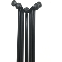 AliExpress JQORG 16 Pieces A Lot 12G 2.6 mm J-bend Round Body ED Black Color Electric Bike Wheel Spokes For High Speed BLDC Geared Motor