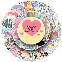 AliExpress NONE 50PCS Psychological Health Encouragement English Positive Short Sentence Graffiti Stickers for Bicycle Hand Account Pencil Case