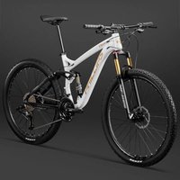 AliExpress 24/26/27.5 inch Mountain Bike Downhill Mountain Bicycle 27/30/33 Speed Soft Tail Full Shock Absorption Bicycle