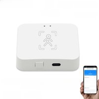Tuya WiFi or Zigbee Human Presence Sensor MmWave Radar Detector With Luminance Sensor For Smart Home replace PIR Sensor