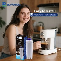Coffee Machine Filter for Delonghi DLSC002 with Activated Carbon Softener Water Filter Compatible with De'Longhi ECAM Esam ETAM