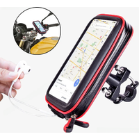 AliExpress skiicapa Waterproof Motorcycle Phone Holder Case For iPhone Samsung Xiaomi VIVO ZTE Bicycle Handlebar Mount Support Moto Mobile Stand Bag