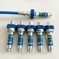 Car Grease Coupler Lock Clamp Type Grease Nozzle Hose Kit High-Pressure Grease Gun Coupling End Connector Lock on Tool