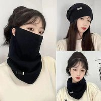 AliExpress NONE Winter Warm Mask for Women Plush Thickened Neck Protection Face Cover Adjustable Outdoor Sport Cycling Windproof Ski Scarf Masks