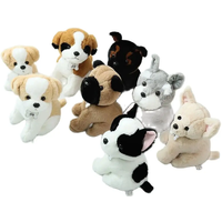 22CM Sitting Puppy Plush Toys Many Varieties Of Teddy Dog Chihuahua Myna Husky Long-haired Dog Doll To A Friend's Birthday Gift