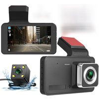 AliExpress WSVEI Dash Cam Front and Rear View Camera Video Recorder Dual Lens Car Dvr Cycle Recording Night Vision G-sensor 1080P Dashcam 4 Inch