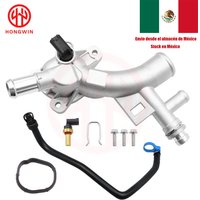 Aluminum Coolant Thermostat Housing Water Outlet & Inlet Hose For Chevrolet Cruze Sonic Trax Buick Encore 1.4L 25193922 55565334
