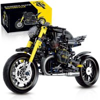 New Motorcycle Technical Building Blocks Bricks Boma Latte Children toys for boys christmas 2024 Motorbike Locomotive Road Ra