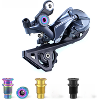AliExpress RISK 1 PC Titanium Alloy R8000 Rear Derailleur Rotation Shaft Bolt Fixing Screw Road R8000 Bicycle Transmission Shaft Fixed Bolt