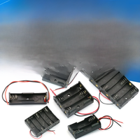 1PCS 1 2 3 4 5 6 Way Battery Box No. 5 Slots Battery Holder For 1/2/3/4/8 X Box Holder Without Switch Cover