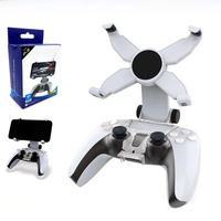New SmartPhone Clamp Adjustable Game Clip for PS5 Wireless Controller Gamepad Mobile Phone Holder Bracket