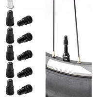AliExpress AQTQAQ 10Pcs/Set Presta Valve Caps Black,Plastic Bike Dust Caps Tire,Bicycle Presta/French Valve Stem Cover for MTB Mountain/Road Bikes