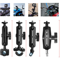 AliExpress DIXSG Bicycle Riding Clip Fixed Bracket Bike Handlebar Mount Holder Adapter Clamp Base w 1/4 for Gopro Action Osmo Insta 360 X4 X3
