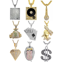 Exquisite Fashion Dj Phonograph Pendants Silver Color Chain Men Fashion Hip Hop Long Necklace Street Party Prom Jewelry