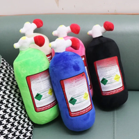 2024 NOS Nitrous Oxide Bottle New Plush Toys Pillow Stuffed Soft Turbo JDM Cushion Gifts Car Decor Headrest Backrest Seat Neck