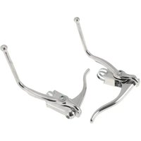 AliExpress MagiDeal 1 Pair Road Bike Racing Brake Levers for 22.2mm Handlebar Fixed Gear Bent Drop Bar Cycling Replacement