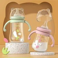 New 2026 Silicone Baby Bottle with Handle Large Capacity PP Water Cup Set Pacifier Multi-purpose Feeding Supply