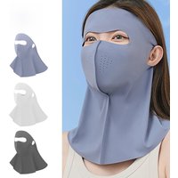 AliExpress WRELS Anti UV Full Face Cover UPF 50+ Summer Face Mask Breathable Sunscreen Sports Face Covering Sun Protection Face Mask