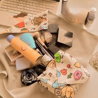 2024 New Fantastic Folding Cosmetic Bag Magic Cloth Hundred Patch Cloth Camera For iPad Storage Bag