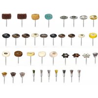 JNSUR Technician Tool Polishing Brushes Nail Polishing Wheel Dental Artificer Polishers for Rotary Tools Dentist Tool Dental lab