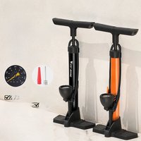 AliExpress West Biking WEST BIKING Bicycle Pump 160PSI Portable Steel Vertical Pump Schrader Presta Valve Inflator MTB Road Bike Pump Bike Accessories