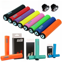 AliExpress ODI MTB Handlebar Grips Mountain Bicycle Folding Bike Cover Ultralight Anti Slip Silica Gel Foaming Including Plug Bicycle Parts