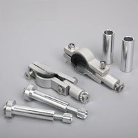 AliExpress PowerMotor Motorcoss Parts Motorcycle Dirt Bike ATV Quad 1-1/8 28mm Handlebar hand guards Clamps Mount Kit 22mm handguards Mount Parts