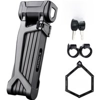 AliExpress ETOOK Heavy Duty Anti-thief Folding Lock 2 Piece With 4 Identical Keys Anti-hydraulic Shear Alloy Steel Lock Compact Ebike Lock