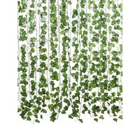Artificial Plants 2 Meters Leaf Vine Green Dill Leaves Home Decoration Stage Props Wedding Bridal Accessories Hanging DIY arch