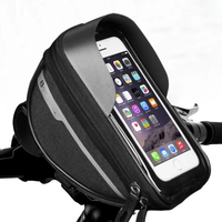 AliExpress NONE Bicycle Bag 1L Frame Front Top Tube Bike Bag Handlebar Mtb Touch Screen Cycling Bag Phone Holder Bicycle Accessories