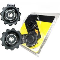 AliExpress GANOPPER 2Pcs 11T Road Bike Rear Derailleur Pulley Rival Force Apex Red Guide Roller 10s 11s Pulley Wheel For Sram 10v 11V 11 V