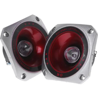 2Pieces Max.100W Piezo Tweeters Horn Piezoelectric Speaker Buzzer Treble Piezo for Head Speaker Tweeter with Color Light