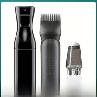 2/3pcs Spray Bottle Hair Growth Essential Oil Applicator Bottle & 1ml Scalp Massage Comb Set Scalp Care Tools for All Hair Types