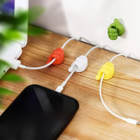 10pcs Silicone Thumb Wall Hooks Self-Adhesive Thumb Cable Organizer Clips Key Hook Multi-Function Wall Hangers Storage Hooks