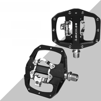 AliExpress BUCKLOS Mountain Bike Pedals 3 Sealed Bearing PD-M680 Dual Clipless Flat & Lock Pedal Aluminum Cycling Pedals Fit Shimano SPD