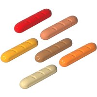 Gobricks Moc Food Bread Bricks Parts 4342 Creative Assemble for Building Blocks Kids Toys Birth Gift Educational DIY Model Adult