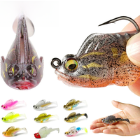 10pcs 7/10/14/20g Topline Tackle Soft Bait Dark Sleeper Soft Silicone Bait Fishing Lure Kit Swimbait Sport Fishing Set Of Wobble