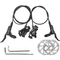 AliExpress Nutt NUTT Hydraulic Brake A2 MTB Bike Oil Discs Lever 2 Pistons 160MM 180MM Rotor Front Rear Caliper Left Right For Bicycle Parts