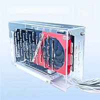 Laptop eGPU CASE External Graphics Card Bracket Base+Acrylic Frame Video Cards Dock GPU Holder Oculink PCIE External Display Kit