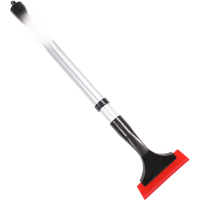 Extra-long Handle Ice Scraper Telescopic Snow Shovel Extra-long Handle Rubber Squeegee Rubber Ice Cleaning Tool For Snow Ice And