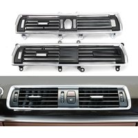 Front Console Chrome Central Air Conditioner AC Vent Grill For BMW 5 Series GT F07 528 535 550 2010-2017 64229142584 64229142590