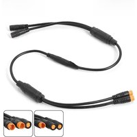 AliExpress LCQPTW For Electric Scooter 3 Pin Signal Sensor Connector Cable Cord Y Splitter 1T2 Cable for BAFANG BBS01B BBS02B BBSHD E-bike
